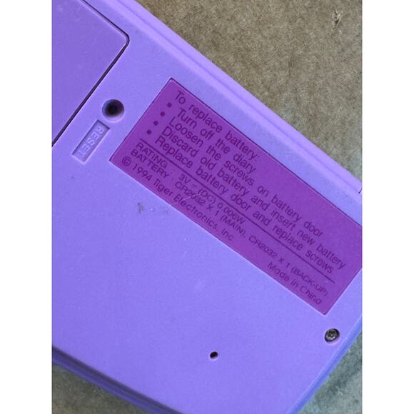 Dear Diary 1994 Tiger Electronics Handheld Vintage Toy WORKING - Picture 4 of 5